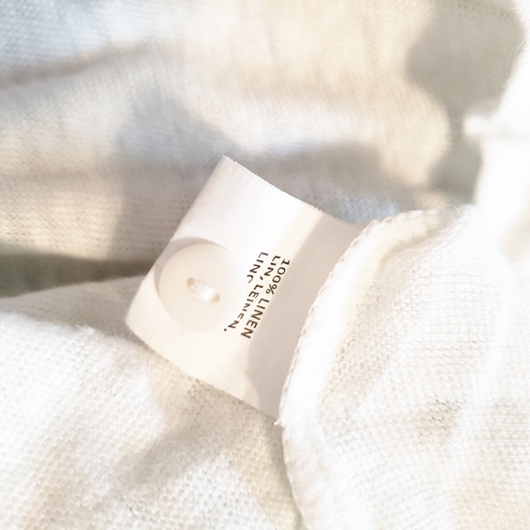 ANTHROPOLOGIE | MEADOW RUE LINEN COLD SHOULDER TOP - Picture 11 of 11